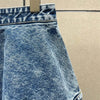 Wide leg denim jeans in light wash cotton with authentic Y2K era silhouette