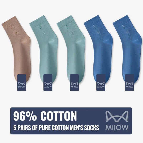 Seamless Comfort Socks in navy blue, perfect for business and casual wear.