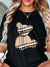 Sporty striped bear print t-shirt with moisture-wicking fabric for women in regular fit