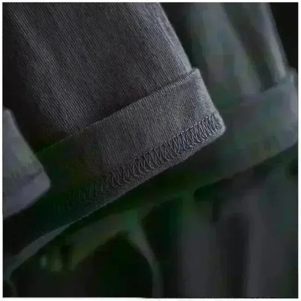 Unisex cotton fitness tee in loose fit, perfect for gym wear and casual style, featuring a classic round neck and short sleev