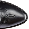 Handcrafted cowboy boots showcasing detailed embroidery work and authentic Western design