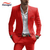 Elegant white summer suit for men, slim fit, notch lapel, perfect for weddings and business events, crafted from premium wool