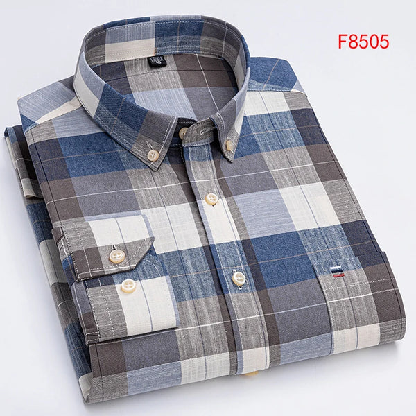 Oxford Confidence Shirt in classic blue, a timeless wardrobe essential.