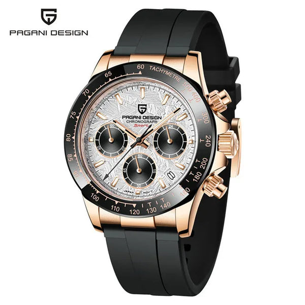 Stylish men's fashion watch with a luminous display.