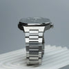 Elegant AJUT watch featuring a scratch-resistant sapphire crystal.