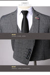 Flat-front pants styled with a casual shirt for business casual look.