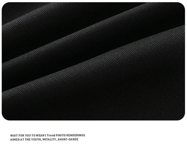 Casual wide leg business trousers for men in premium polyester, perfect for smart casual and office wear. Comfortable fit.