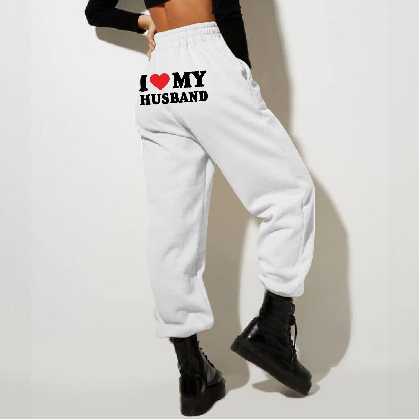 Unisex Printed Fleece Sweatpants in Various Colors - Cozy & Stylish Winter Wear for Men and Women