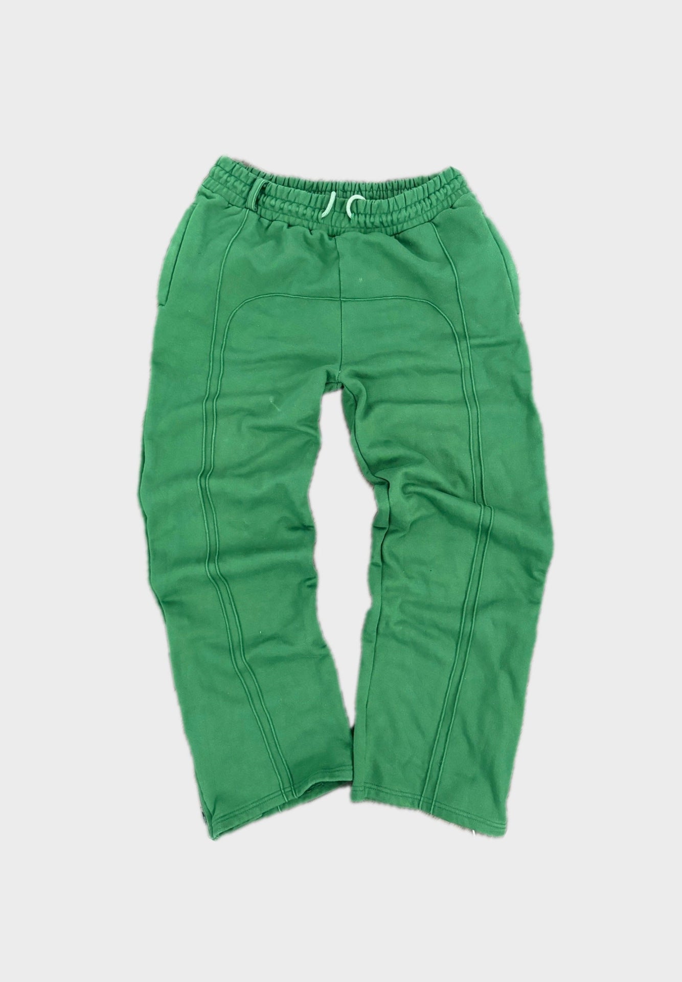 Comfortable Stretch-Rope Sweatpants in Black - Mid-Waist Quilted Trousers with Street Style Fashion - Men's Casual Apparel