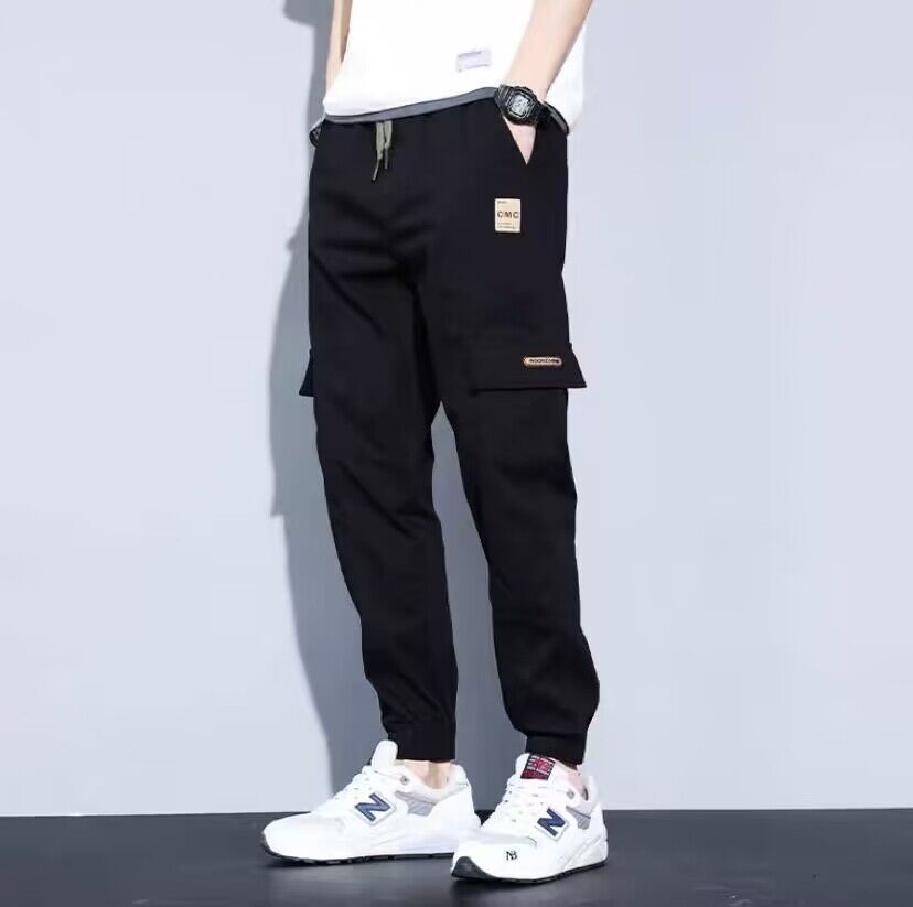 Men's Casual Harem Overalls in Various Sizes - Stylish, Sporty, and Comfortable for Men - Drawstring Waist - Trendy Fashionwear