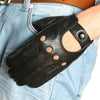 Men's Leather Driving Gloves Black Brown Light Spring Summer Autumn Sizes S to XL