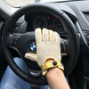 Unisex Breathable Crochet Sports Gloves for Pilots in Various Colors