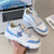 Trendy Women's Skate Shoes - Blue, Pink, Black Thick Sole Sneakers for All-Season Comfort & Style - Sizes 35-40
