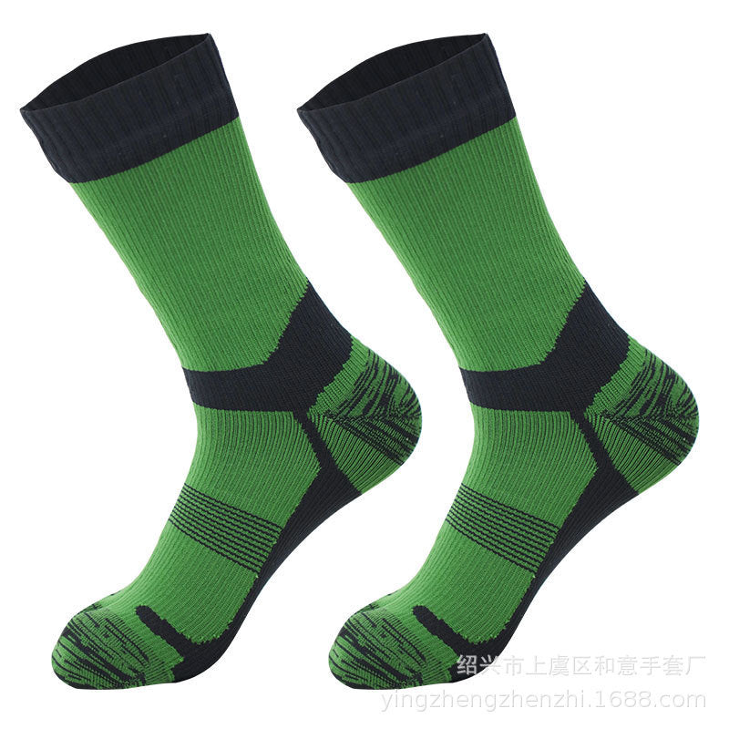 Outdoor Mid-calf Climbing Socks Camping Sports Skiing Wading Breathable Quick-drying Cycling Waterproof Socks