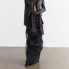 Vintage-Style Black Pleated Skirt Ensemble - Elegant & Versatile Women's Fashion.