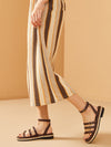 Retro Chic Chunky Heel Women's Sandals, Premium Leather, Stylish Comfort, Sizes 35-40