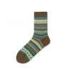 Vintage Rhombus Pattern Mid-Calf Cotton Socks in Various Colors