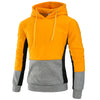 Stylish Color Block Women's Polyester Sweater in Yellow, Red, Blue - Hooded Casual Pullover - Sizes M-XXXL - Quality Poly-Cotton Blend