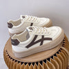 Women's Retro Casual Sports Shoes - Color-Matching Platform Sneakers for Women - Breathable Lace-Up Sneakers with Retro Style