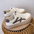 Women's Retro Casual Sports Shoes - Color-Matching Platform Sneakers for Women - Breathable Lace-Up Sneakers with Retro Style