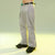 Chic Double-layer Minimalist Suit Pants in Magnetic White Gray - Unisex Fall Fashion - Polyamide Spandex Blend - Loose Fit - Youth Style