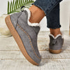 Women's Plush Ankle Snow Boots in Various Colors - Stylish, Warm & Comfortable Winter Footwear