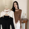 Women's Slim-Fit Halter Tassel Sweater in Various Shades - Winter Essential - Free-Size - Viscose Fiber - Cozy & Stylish Option
