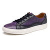Premium Cowhide Leather Casual Shoes in Vibrant Color-Matching Design