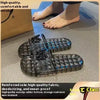 Crystal Clear Non-slip Women's Summer Slippers - PVC Flip-flops - 2CM Heel - Sizes 35-40 - Comfortable, Stylish Footwear