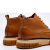 Stylish High Top Martin Boots Yellow Shoes - British Style & Comfortable Fit