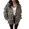 Women's Camouflage Long-Sleeve Zip-Up Rain Jacket with 3D Pattern in Camouflage Print