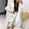 Casual Women's Plush Loose Hooded Coat for Fall/Winter, Various Colors & Sizes