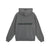 Chic Couple's Tape Print Zip-Up Hoodie in Classic Colors