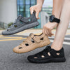 Breathable Anti-Slip Mesh Wading Sandals for Men, Outdoor Adventure Footwear - Gray, Khaki, Black - Size 39 to 44