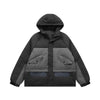 Men's Retro Workwear Down Jacket, Hooded Style, Warm White Duck Down Fill, Trendy Winter Coat