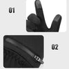 Electric Heated Ski Gloves - Touchscreen-Compatible Polar Fleece for Men & Women