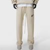 Comfy Flannelette Sweatpants with Graphic Designs, Mid-Waist, Youth Pop Fashion, Fall Style, Straight Tube Fit