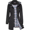 Stylish Women's Windproof Anorak in Wine Red - Casual Japanese Style & Polyester Fabric