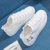 Women's Versatile Canvas Shoes in Black & White - Breathable Casual Footwear for Spring - Sizes 35-40