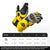 Premium Long Carbon Fiber Motorcycle Gloves in Ultimate Grey - Full-length design, imported genuine sheepskin, all-weather protection.