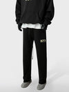 Flannelette Graphic Mid-Waist Sweatpants in Fall Fashion Style