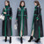 Women's Fleece-Lined Lamb Wool Long Coat in Attractive Color