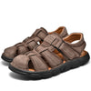 Men's Breathable Summer Sandals - 2022 Collection, Black, Khaki, Light Brown, Plus-Size, Lightweight Comfort