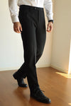 Fashionable Men's Slim Fit Elastic Business Trousers for Contemporary Style