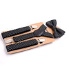 Chic Polka Dot Kids' Bow Tie & Suspenders Set in Durable Polyester - Trendy & Adjustable Unisex Accessory