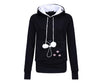 Women's Casual Cotton Hoodie with Fashion Cat Design, Stylish and Comfortable Women's Hooded Sweatshirt in Knitted Cotton fabric, Fashionable Cat Pattern.