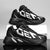 Contemporary Winter Sneakers - Trendy Sports Style in Black & White