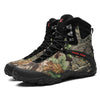 Men's High-Top Waterproof Hiking Shoes with Non-Slip Sole