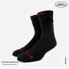 Breathable Polyester Athletic Knee-High Socks - Unisex, White color option.