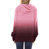 Chic Dual-Tone Women's Hoodie - Stylish & Comfortable Polyester Sweatshirt